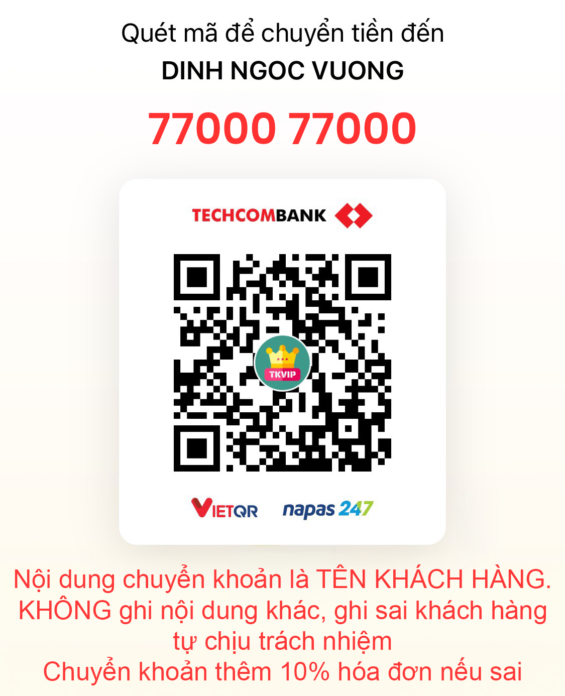 QR Techcombank